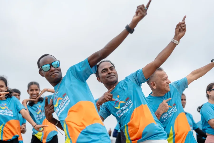 PCM 2025 — finish line celebration